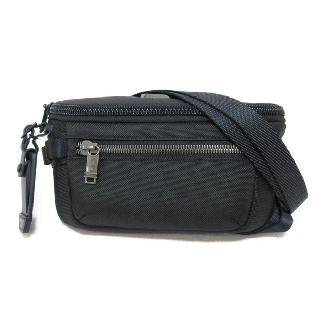TUMI Alpha Bravo Classified Waist Pack shoulder hip bag 0232710D Nylon Black NEW