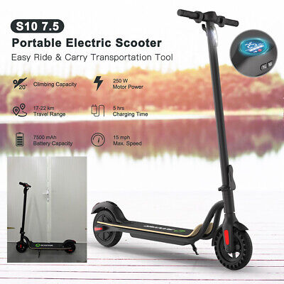 Elektro Scooter Escooter Roller Elektroroller Faltbar Aluminium E-Scooter 7.5AH
