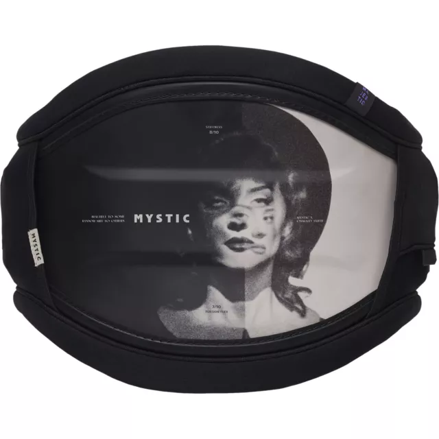 Mystic Majestic OS Waist Harness No Spreader Bar 2023 - Black/White 230195