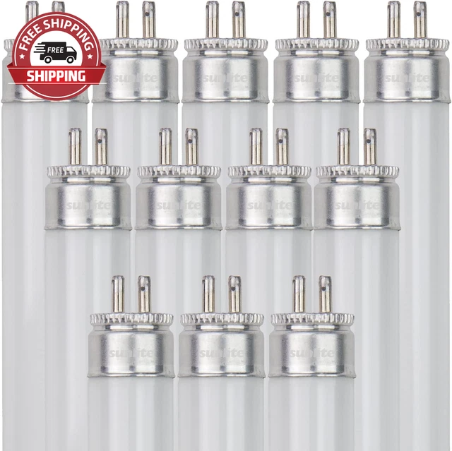F14T5/841/12PK T5 High Performance Mini Bi-Pin (G5) Base Straight Tube Light Bul