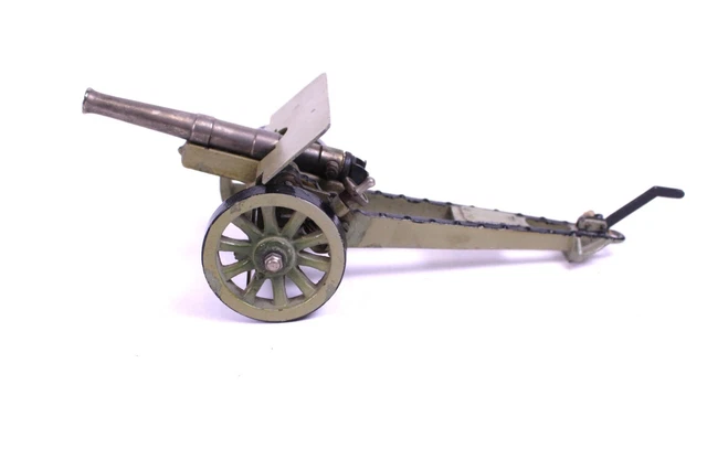 Canon Militaire Miniature En Tôle - Marque Marklin, Vintage, Jouet De Collection
