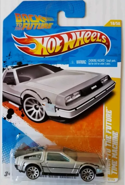 Hot Wheels BACK TO THE FUTURE TIME MACHINE - DELOREAN REGRESO AL FUTURO