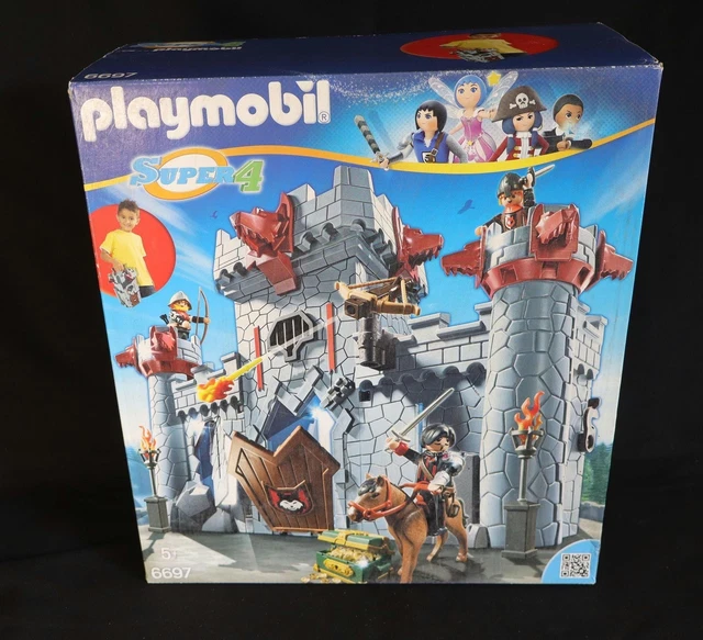 Simba Superplay – Château Fort En Plastique – 48 X 58 X 43 Cm – Avec Personnages – Jouet De Construction Adaptable