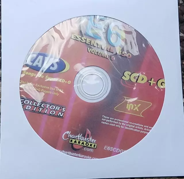 Super Cdg Karaoke Scdg 450 Songs Vol 6 Country,Rock,Pop Requires Special Player