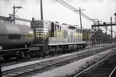 CBQ Burlington Route EMD SD7 Locomotive #310 - Vintage Railroad Negative
