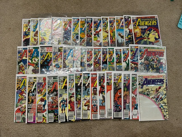 Marvel Bronze Age Comic Lot Avengers #175-233 40+ Issues