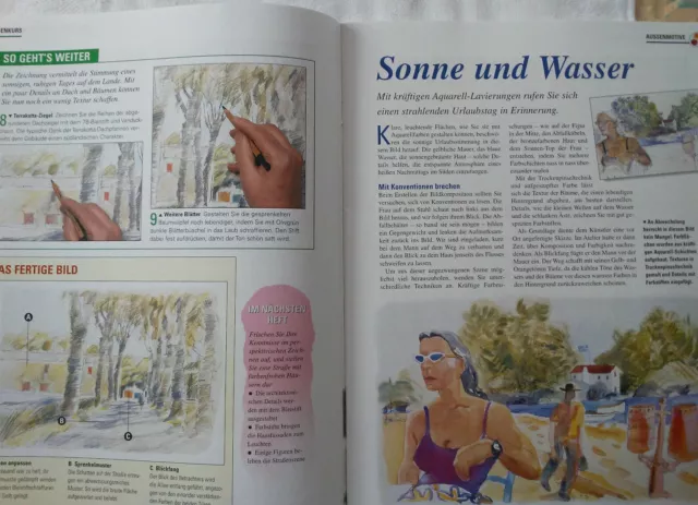Ausgabe 42, Der Schritt-für-Schritt Kunstkurs, Malen und Zeichnen leicht gemacht 3