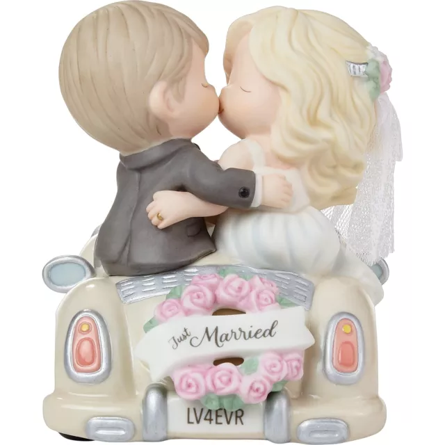 Precious Moments Just Married Figurine | On The Road to Forever Bisque Porcel...