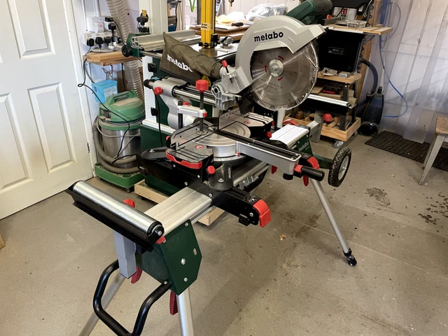 Image of Metabo TS 254 miter saw on Ebay website