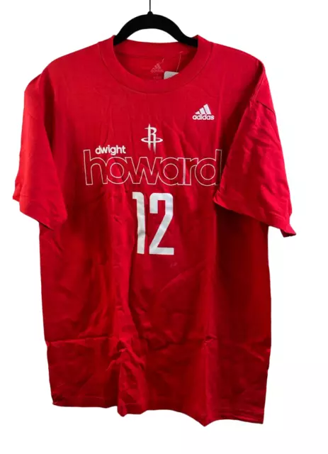 adidas Dwight Howard Houston Rockets Name&Number TShirt Red, Large adidas Dwight Howard Houston Rockets Name&Number TShirt Red, Large