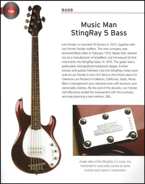 1976 Music Man Stingray 5 Bass + 1966 Mosrite Ventures guitar history article