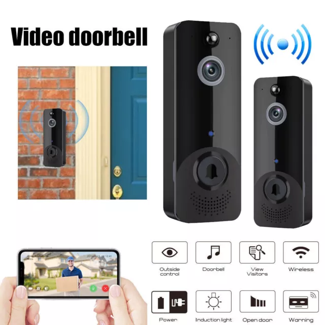 Two-Way Door Bell WiFi Wireless Video 1080P HD Doorbell Security Smart Camera