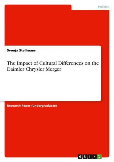 THE IMPACT OF Cultural Differences on the Daimler Chrysler Merger ...