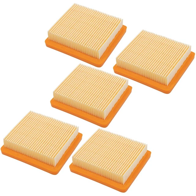 Lot De 5 Filtres à Air Pour Débroussailleuse - Compatible KM91R, KM131, FS89, FS91, FS111 (7,6 X 6,5 X 2,2 Cm) - 7