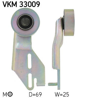 Galet-tendeur de courroie d'accessoires SKF VKM 33009 PEUGEOT CITROËN ROVER
