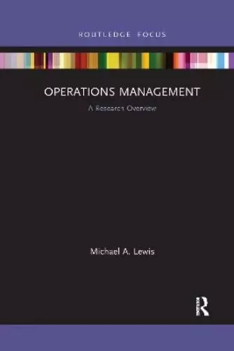 Michael A. Lewis Operations Management (Poche)