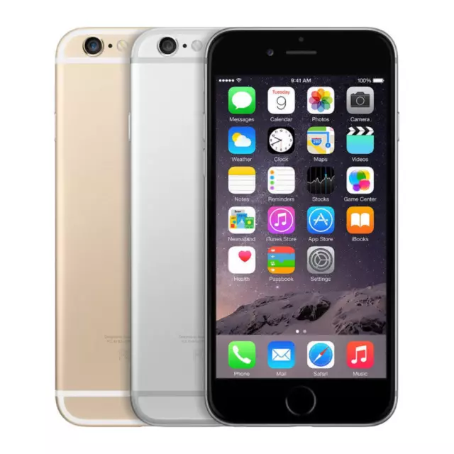 Apple iPhone 6 16GB 64GB 128GB Factory Unlocked AT&T Verizon TMobile Sprint Min