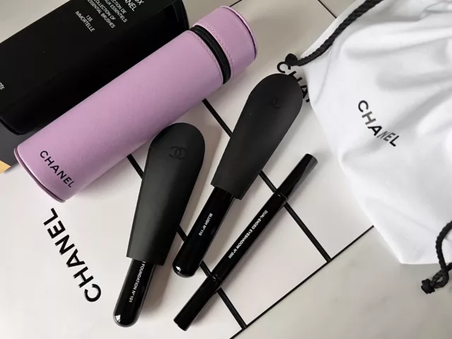 CHANEL, Makeup, Chanel Brush Set Codes Couleur Immortelle Leather Case