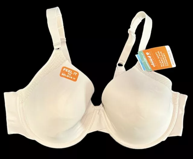 NWT WARNERS 34C Cloud 9 Back Smoothing Underwire Bra Lift RD0771A