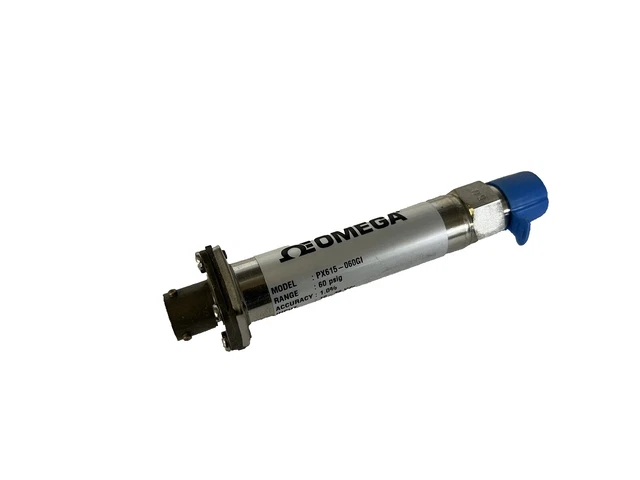 Omega PX615-060GI Pressure Transducer 60 psig, 10-36 Vdc input, 4-20mA Output