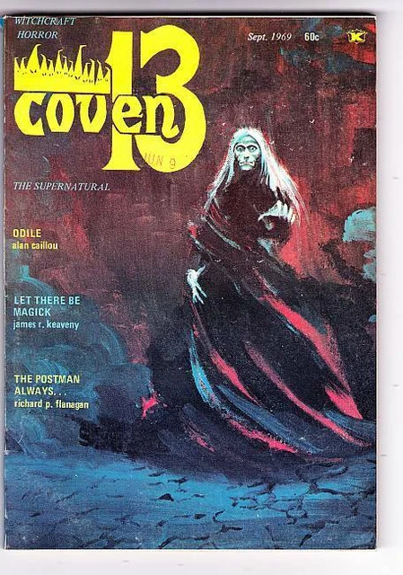 COVEN 13 Witchcraft & Sorcery #6 1971 Weird Tales PULP FANTASY Jeff Jones  REH