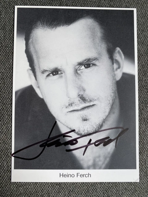 Heino Ferch Autograph Card 4 1/8x5 11/16in Autographed Signed