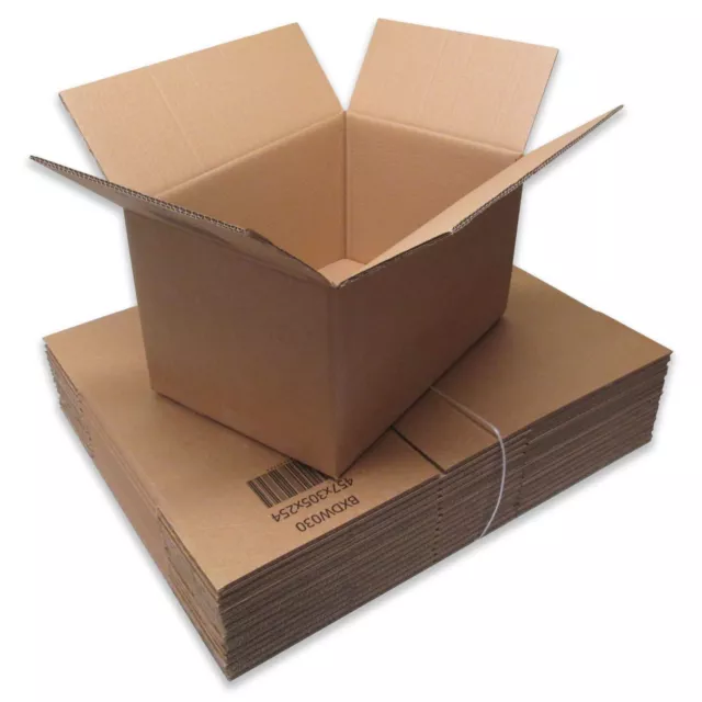 NEW LARGE 18x12x10" STRONG DOUBLE WALL Cardboard House Moving Removal Boxes