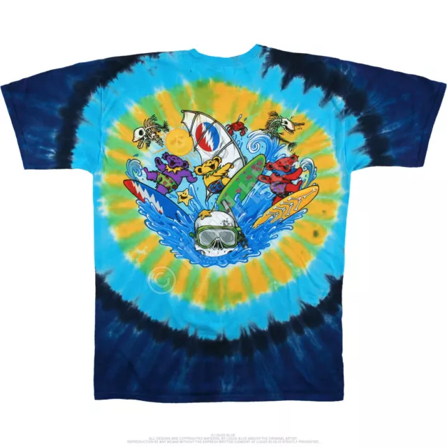 GRATEFUL DEAD-BEACH BEAR BINGO-Summr-2SD TIE DYE T-SHIRT S-M-L-XL-2X Garcia,Lesh 2