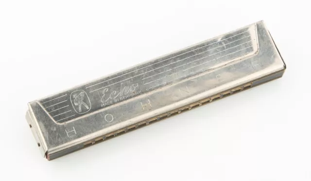 Vintage Hohner Écho Harmonica ( Clé De C) Fabriqué en Allemagne Octave 32 Trou