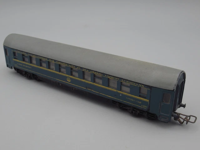 Lot De 5 Wagons Voyageurs HO Marque Trobby - Occasion