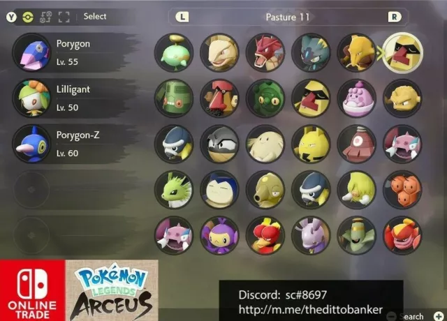 💎Pokemon Legends Arceus/BDSP/SWSH NATIONAL POKEDEX #1-493 SHINY 6IV✨PICK 1