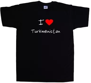 I Love Heart Turkmenistan T-Shirt