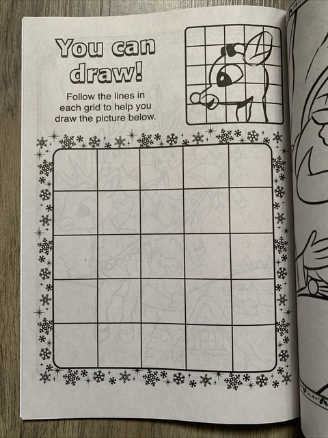 RUDOLPH THE RED Nosed Reindeer Coloring & Activity Book Christmas ...
