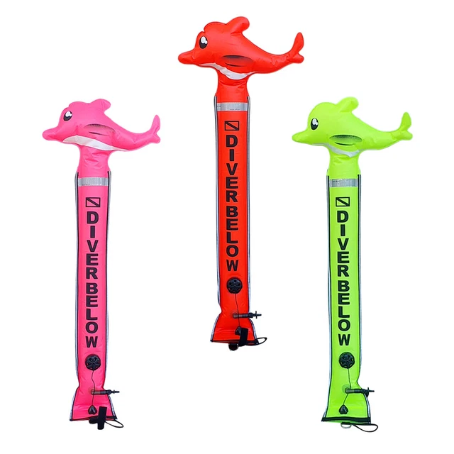 BOUÉE DE MARQUEUR de Surface de plongée, Tube de , saucisse, tissu en Nylon, EUR 12,89 - FR