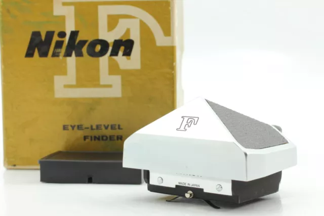 【MINT BOXED】Nikon F Eye Level Prism View Finder Silver Late From JAPAN