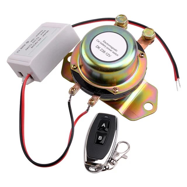 SET WIRELESS REMOTE Control Battery Isolator Switch Terminal Master ...