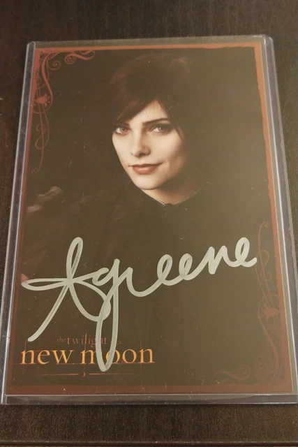 Twilight Saga Star Ashley Greene "Alice Cullen" On Card Auto Oversized 4x6 Neca