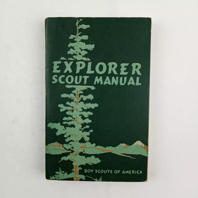 Explorer Scout Manual Handbook - Vintage Boy Scouts of America Book - 1946