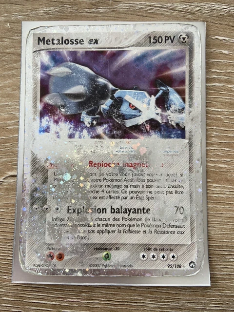 Carte Pokemon METALOSSE 95/108 EX Ultra Rare Bloc EX Gardiens du Pouvoir FR