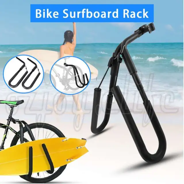 Adjustable Surfboard Bike Rack Shortboard Longboard Carrier For Bicycle Moped AU