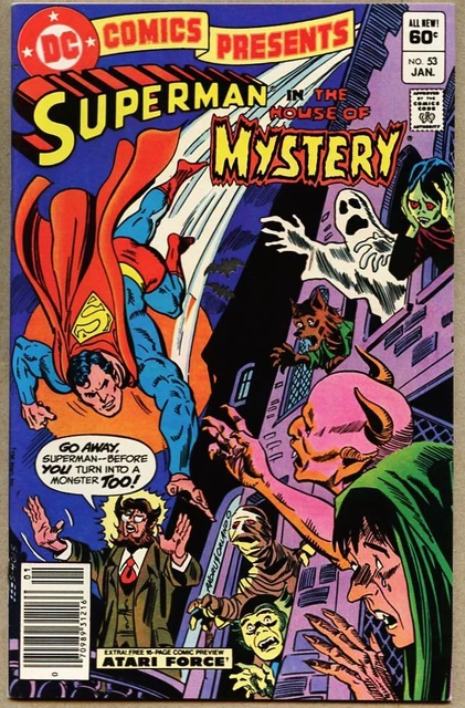 DC Comics Presents #53-1982 vf/nm 9.0 Superman The House Of Mystery Atari Force DC Comics Presents #53-1982 vf/nm 9.0 Superman The House Of Mystery Atari Force