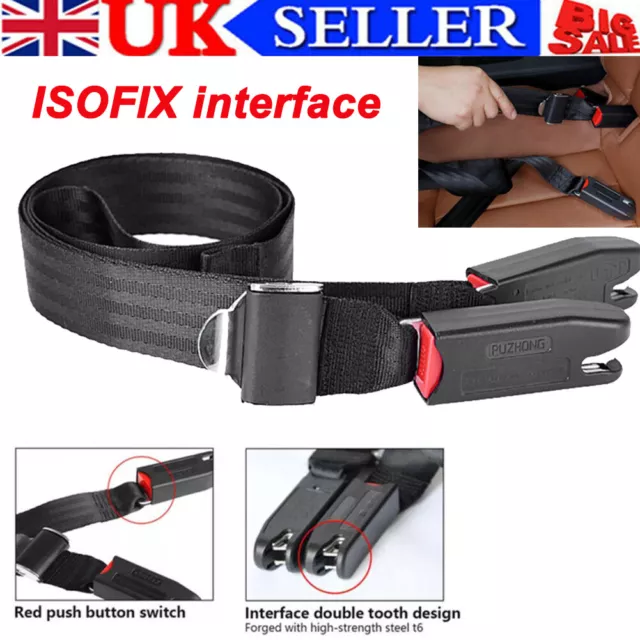 Child Car Seat ISOFIX Latch Connector Kids Safe Fixed General Straps Belt Latch