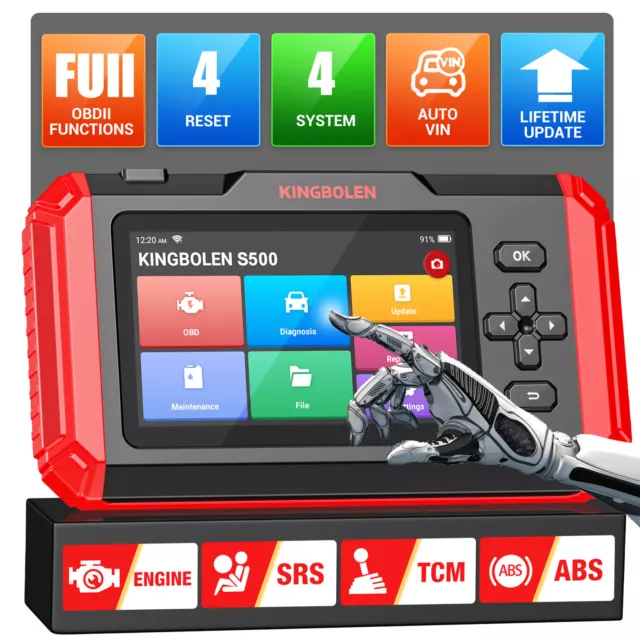 KINGBOLEN S500 Profi KFZ OBD2 Diagnosegerät Auto Scanner Fehler Auslesegerät