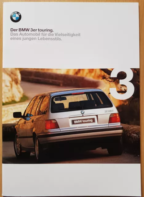 Prospekt BMW 3 er touring  -  E36  -  Ausgabe 2/98