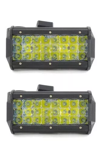 2x 72W Travail LED Spot Feux Barre Feux Lampes Camion Voiture SUV Chariot 4x4