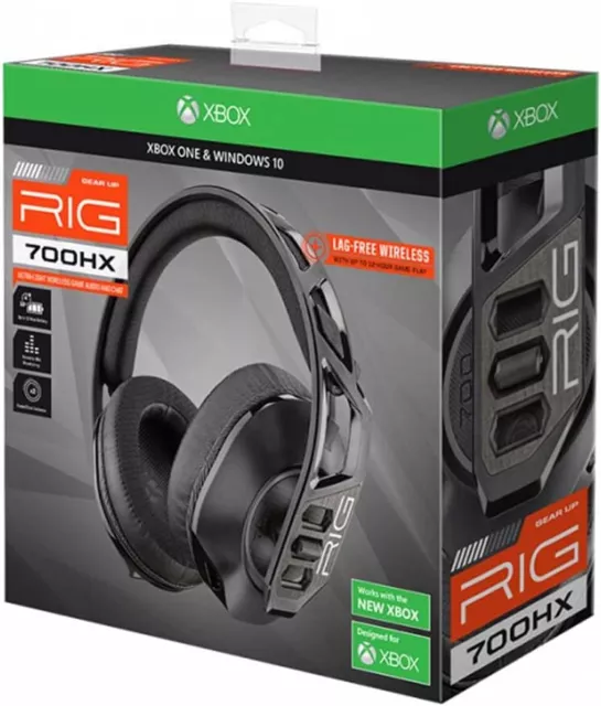 Rig 700HX Wireless Gaming Headset for Xbox One, Series X and PC - Black - USED