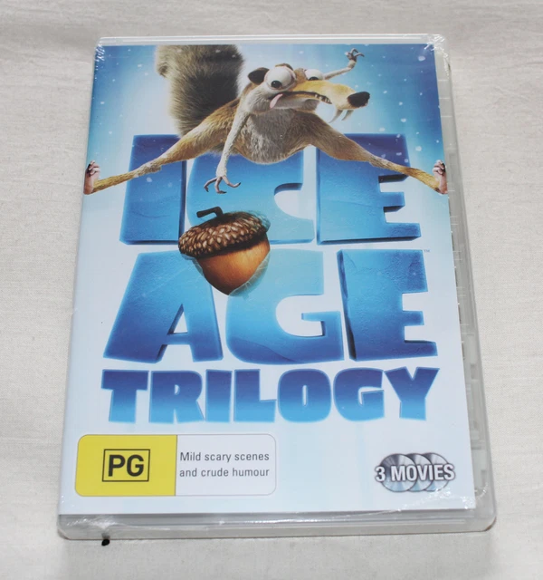 Ice Age Set ICE AGE TRILOGY - Ice Age 1, 2 & 3 (DVD, 2013, 3-Disc Set) New Sealed ...