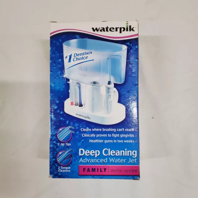 Waterpik Family Oral Dental Deep Cleaning System WP70W Advanced Water Jet New