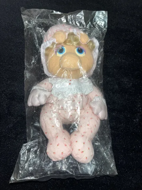Muppet Babies Miss Piggy Hasbro Softies Plush Stuffed Doll 1984 Jim Henson