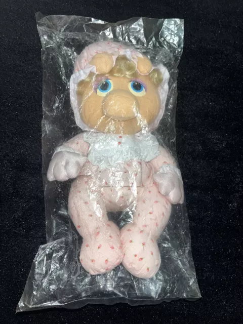 Muppet Babies Miss Piggy Hasbro Softies Plush Stuffed Doll 1984 Jim Henson